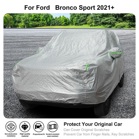 Outdoor Sunshade Dust Snow Protector For Ford Bronco Sport 2021+ 4Door Accessories | CheroCar