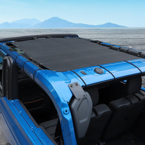 Top Sunshade Mesh Anti-UV Blocker Protection For 2021+ Ford Bronco 2-Door｜CheroCar