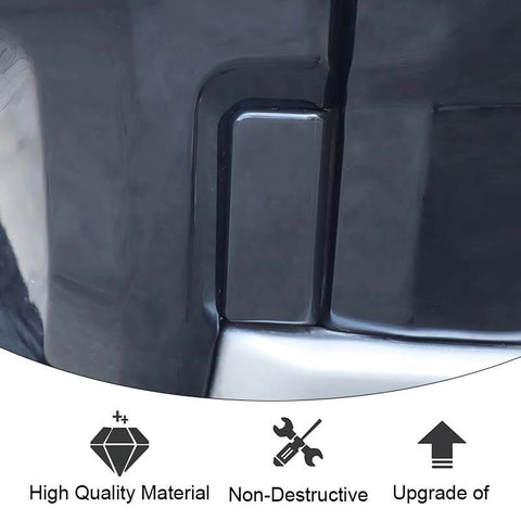 Blackened Front Fog Light Lamp Cover Trim For Chevy Silverado 2022+ Accessories | CheroCar