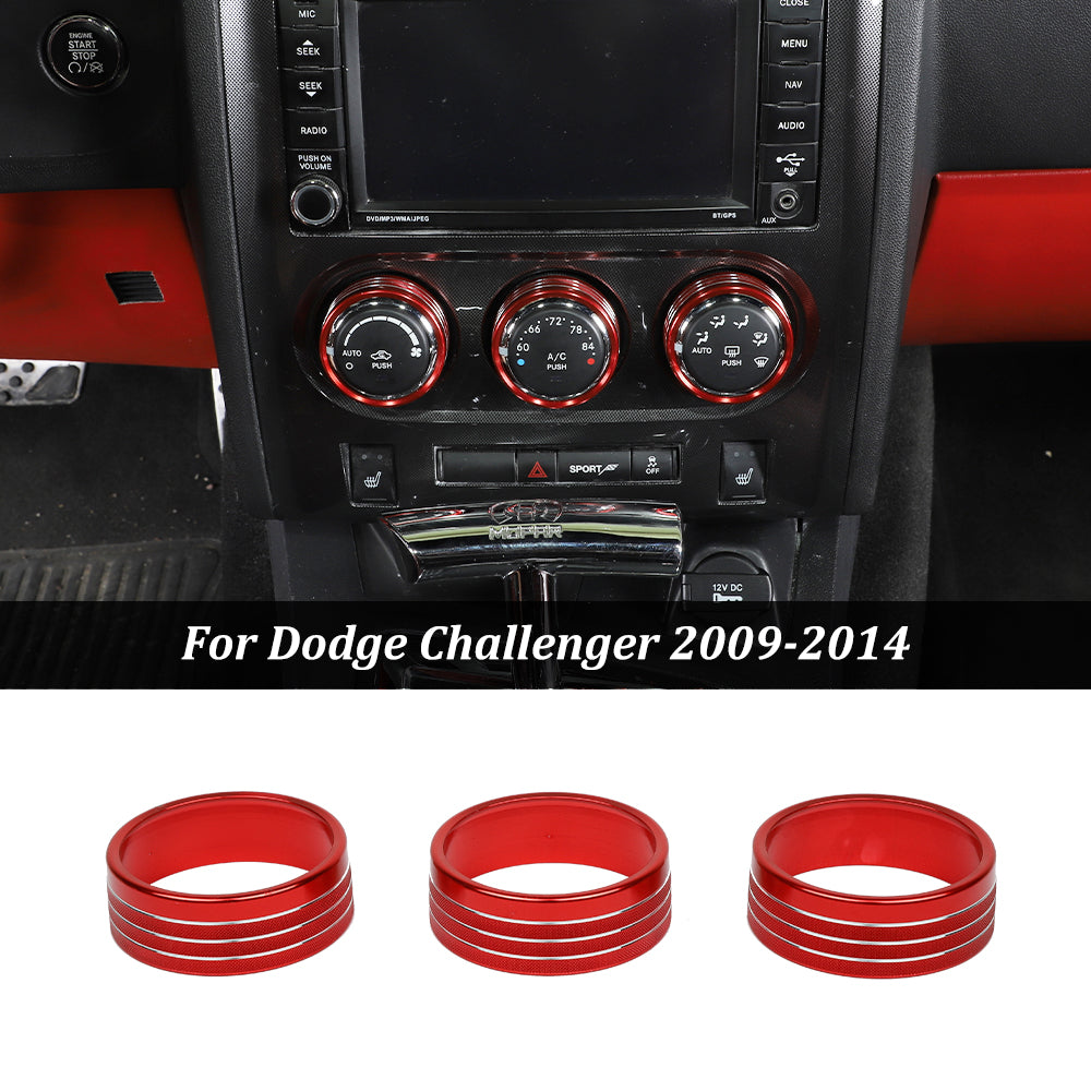 Air Conditioner Knob Cover Trim for Dodge Challenger 2009-2014｜CheroCar
