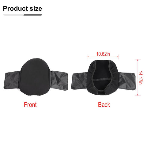 Central Console Armrest Box Cover Black For Ford F150 Cloth 2015-2020 Accessories | CheroCar