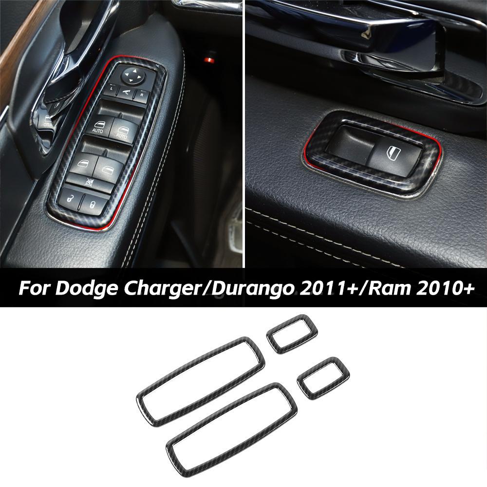Window Switch Button Cover Trim Decor Frame For Dodge Charger/Durango 2011+/Ram 2010+ Accessories | CheroCar