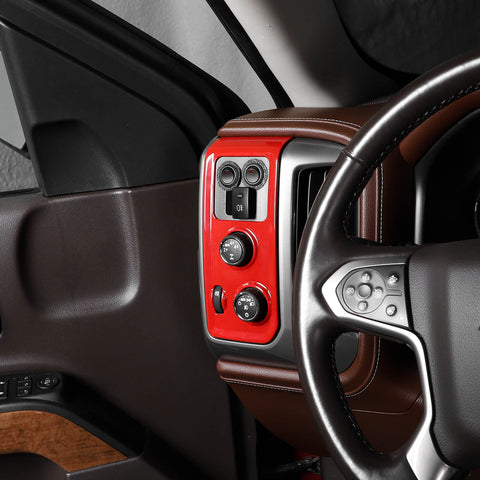Headlight Switch Panel Cover Trim For Chevy Silverado / GMC Sierra 2014-2018 Accessories | CheroCar