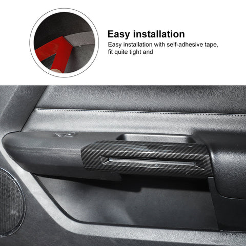 Inner Door Armrest Handle Cover Trim For Ford Mustang 2015+｜CheroCar