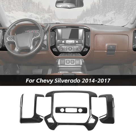 Center Console Dash Cover Trim For 2014-2017 Chevy Silverado 1500 & GMC Sierra 1500｜CheroCar