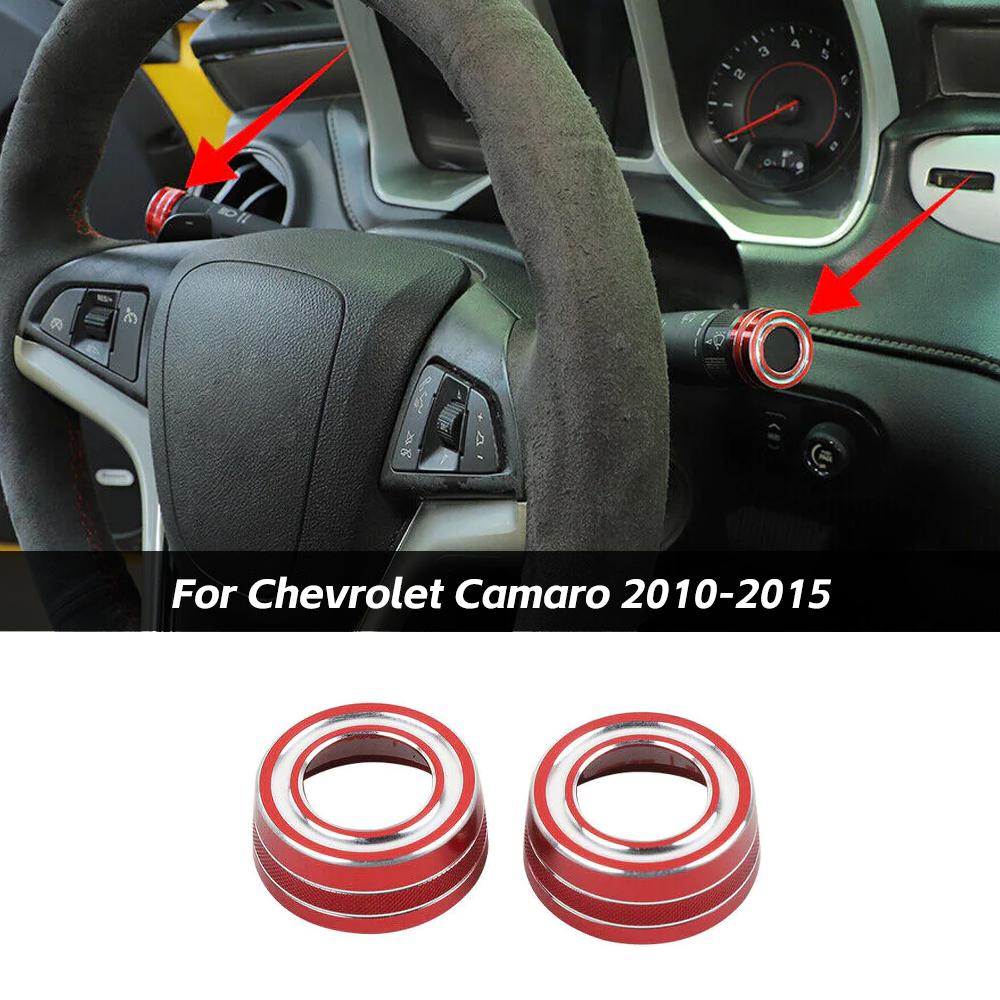 Steering Shift Level Control Pole Cover Trim Ring For Chevy Camaro 2010-2015 Accessories | CheroCar