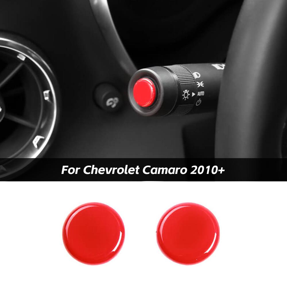 Gear Shift Lever Knob Head Decor Cover Trim Red For Chevrolet Camaro 2010+ Accessories | CheroCar