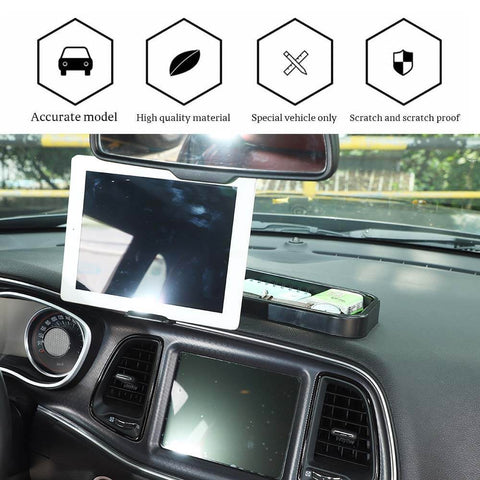 Dashboard Mobile Phone Holder Bracket Multifunction For Dodge Challenger 2015+ Accessories | CheroCar