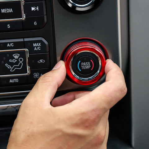 AC Radio Switch Ring Knob Trim Cover For Ford F150 2013-2014｜CheroCar