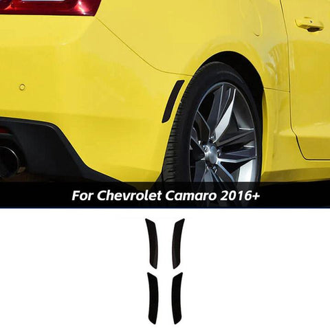 Smoked Black Side Eyebrow Light Lamp Cover Trim Bezel For Chevrolet Camaro 2016+ Accessories | CheroCar