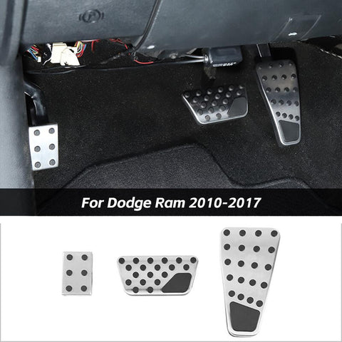 Accelerator Gas Pedal Brake Pedal Cover Pads Kit For Dodge Ram 1500 2500 3500 2010-2017 Accessories | CheroCar