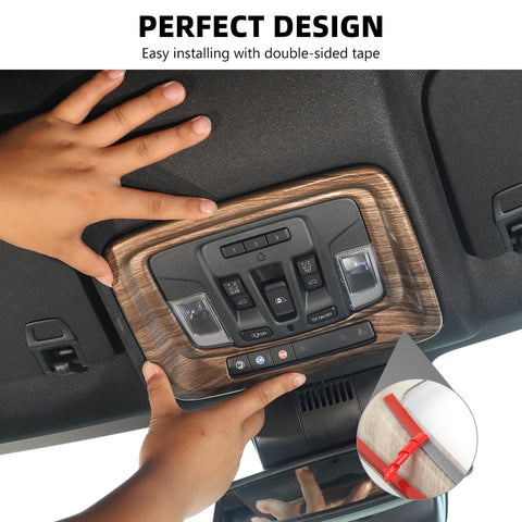 9PCS Center Console Cover Trim Interior Kit For 2019-2022 Chevrolet Silverado/GMC-SIERRA Accessories | CheroCar