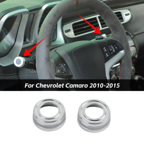 Steering Shift Level Control Pole Cover Trim Ring For Chevy Camaro 2010-2015 Accessories | CheroCar