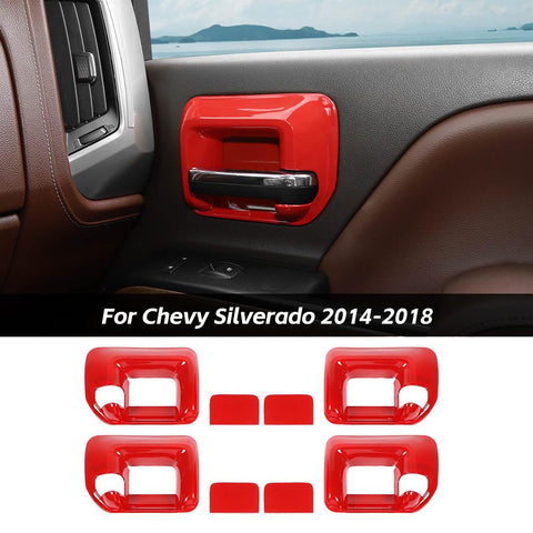 Inner Door Handle Bowl Frame Trim For 2014-2018 Chevy Silverado 1500 & GMC Sierra 1500｜CheroCar