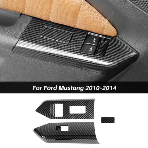 Window Lift Switch Button Panel Cover For Ford Mustang 2010-2014｜CheroCar