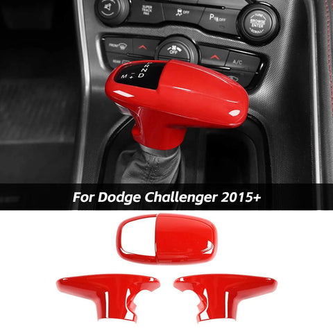 Gear Shift Knob Head Cover Trim for Dodge Challenger/Charger 2015+ & Durango 2018+｜CheroCar