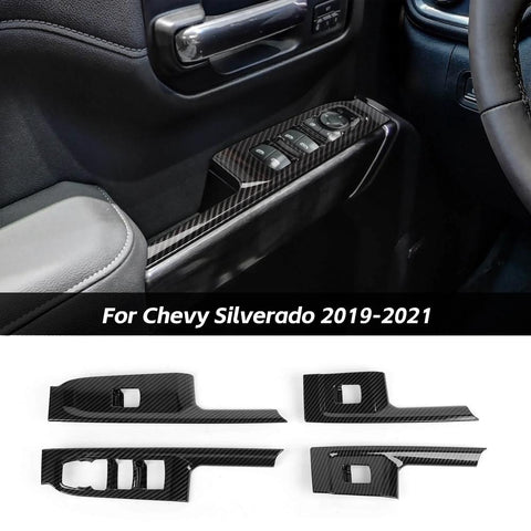 Window Lift Switch Panel Trim For Chevy Silverado GMC SIERRA 2019-2021 Accessories｜CheroCar