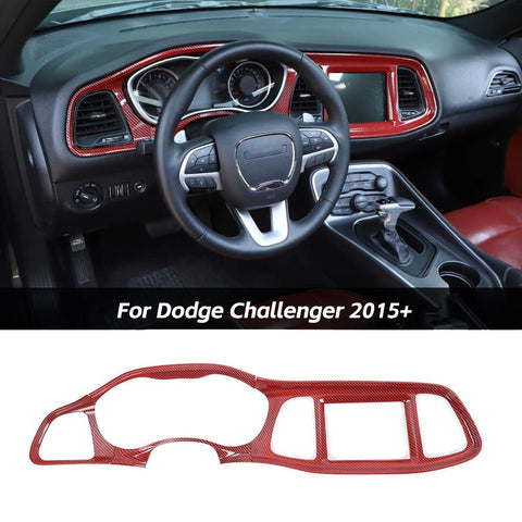 Center Console Dashboard Panel Cover Trim for Dodge Challenger 2015+｜CheroCar