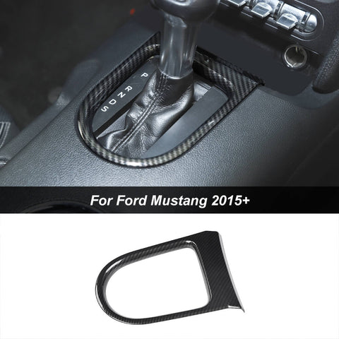 Gear Shift Panel Frame Cover Trim for Ford Mustang 2015+｜CheroCar