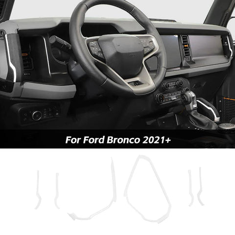 Center Console Handle Decor Strips Cover Trim Guard For 2021+ Ford Bronco｜CheroCar