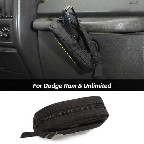 Multifunction Glasses Organizer Storage Bag For Dodge Ram & Unlimited Accessories | CheroCar