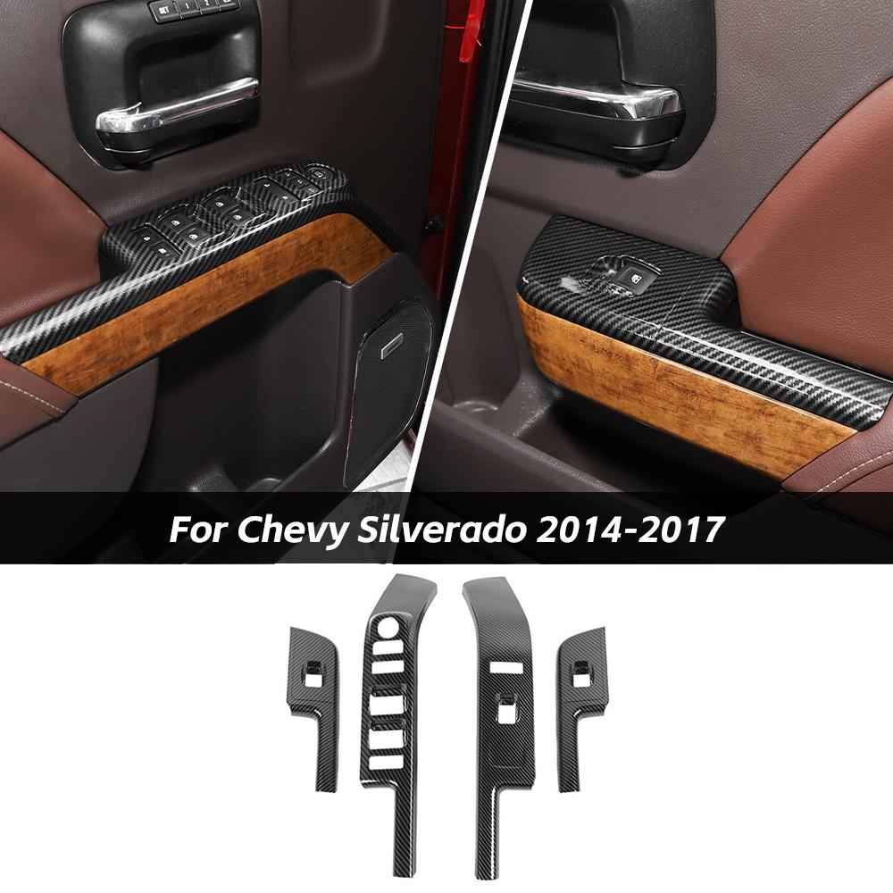 Inner Window Lift Panel Trim For Chevrolet Silverado/ GMC Sierra 2014-2017 Accessories｜CheroCar