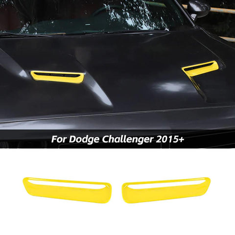 Hood Scoop Air Vent Ring Trim Decor Cover for Dodge Challenger SXT 2015+ Accessories｜CheroCar
