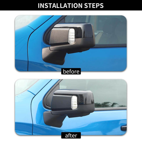 Exterior Rearview Mirror Cap Cover Trim For Chevy Silverado 1500 & GMC Sierra 1500 2019+｜CheroCar