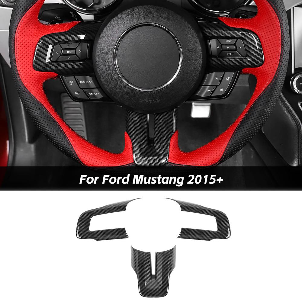 Steering Wheel Moulding Cover Trim For 2015+ Ford Mustang｜CheroCar