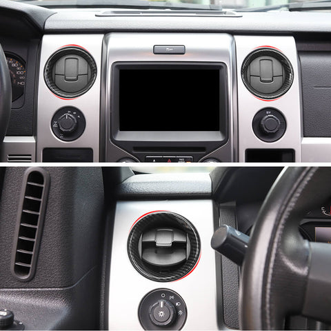 AC Air Vent Outlet Cover Bezels Frame Trim For 2009-2014 Ford F150｜CheroCar