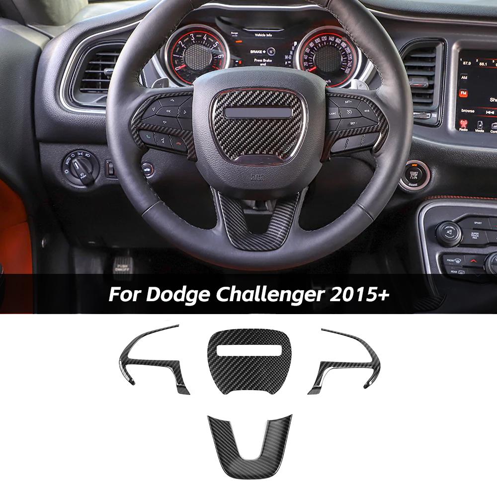 Steering Wheel Decor Cover Trim for Dodge Challenger & Charger 2015+｜CheroCar
