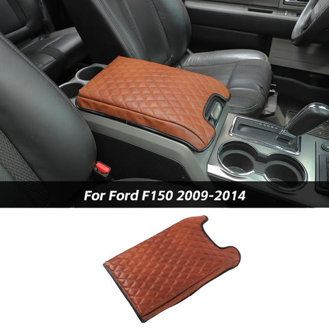 Central Armrest Cushion Cover Pad Case For Ford F150 2009-2014 Accessories | CheroCar