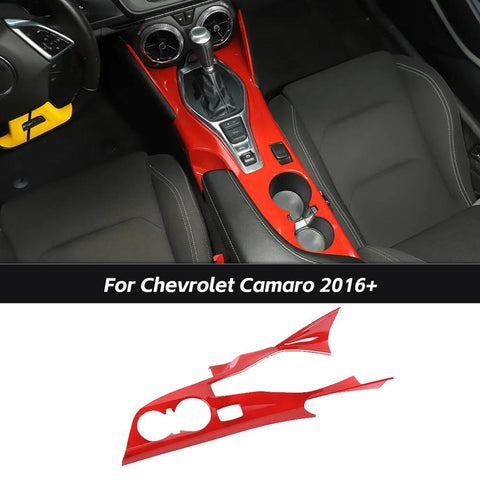 Gear Shift Cup Holder Panel Cover Trim for Chevrolet Camaro 2016+ Accessories | CheroCar