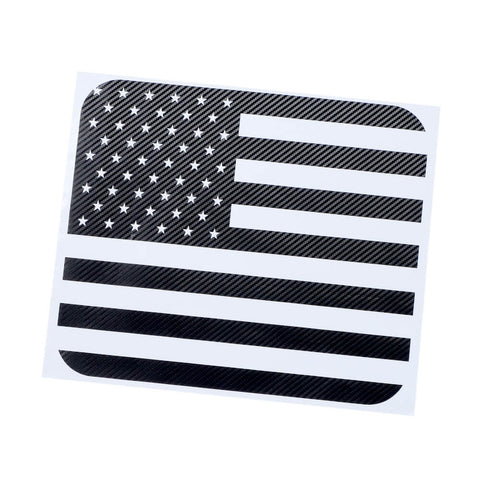 Universal US Flag Rectangle Sticker Trim Accessories | CheroCar