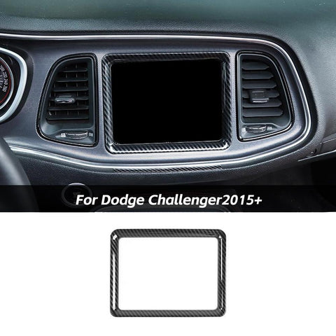 Inner Central GPS Navigation Trim For Dodge Challenger 2015+ Real Accessories | CheroCar