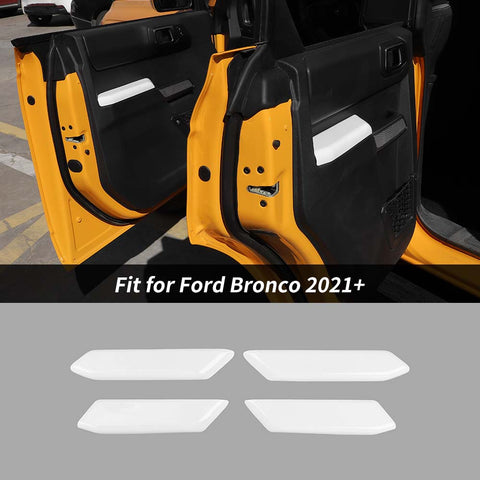 For 2021+ Ford Bronco 4-Door Interior Door Armrest Handle Panel Trim Cover