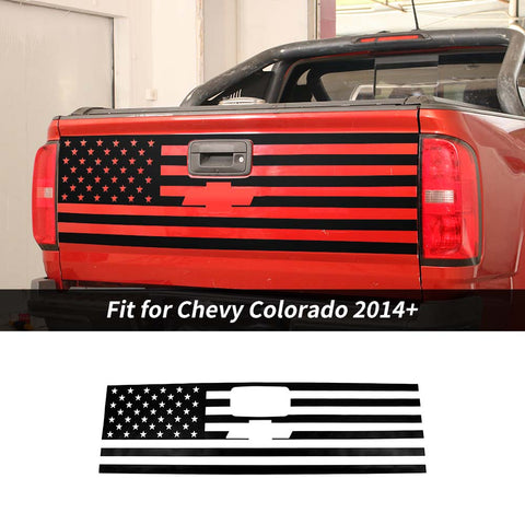 Pickup Truck Tailgate sticker Decal For Chevy Colorado 2014+ US Flag Accessories | CheroCar