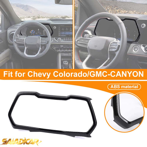For 2023+ Chevy Colorado & GMC Canyon Dash Board Instrument Cover Decor Trim