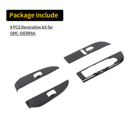 For 2010-2013 Chevy Suburban/Tahoe/Avalanche/GMC-YUKON/SIERRA Interior Car Window Lift Switch Panel Trim Cover