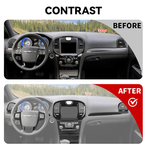 For 2011-2014 Chrysle 300/300C Interior Center Console Decoration Cover Trim Kit