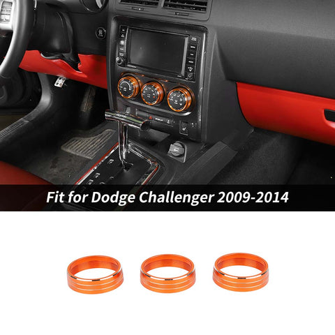 Air Conditioner Knob Cover Trim for Dodge Challenger 2009-2014｜CheroCar