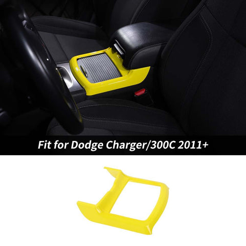 Interior Central Cup Holder Frame Trim Cover For Dodge Charger/300C 2011+ Accessories | CheroCar