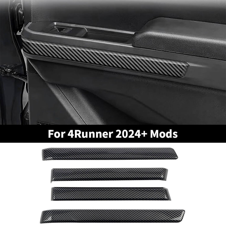 For 2024+ 4Runner Interior Door Handle Strip Cover Trim (4 pcs)