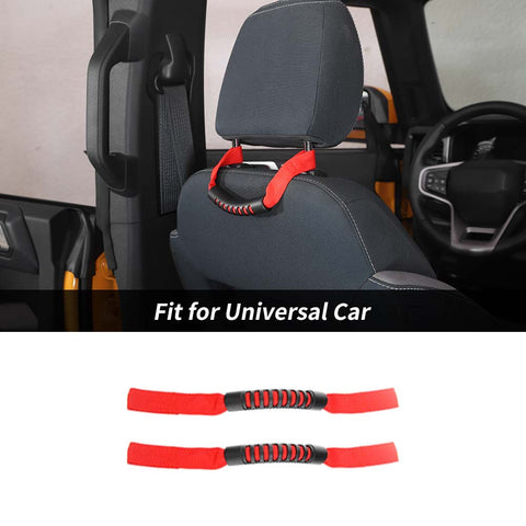 Car Rear Seat Back Headrest Grab Handle Set For Universal Car Accessories | CheroCar