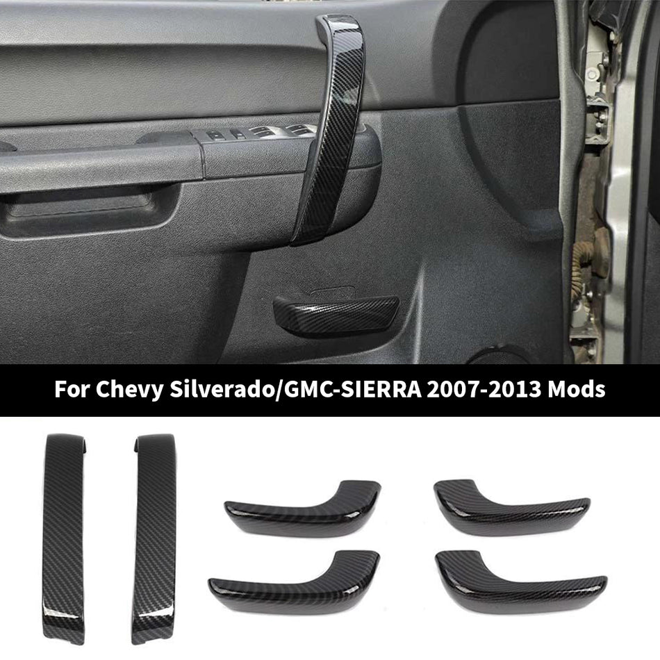 For 2007-2013 Chevy Silverado/GMC-SIERRA Inner Car Door Handle Trim Cover Set (6 pcs)