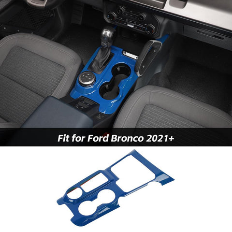 For 2021+ Ford Bronco Interior Gear Shift Panel Cover Trim