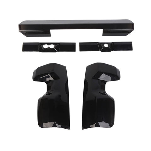 For 2022+ Chevy Silverado Third Brake Light & Taillight Lamp Cover Trim kit Smoked Black