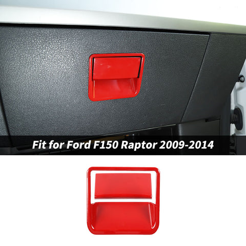 For 2009-2014 Ford F150 Raptor Co-pilot Storage Box Handle Decoration Cover Trim