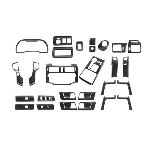 For 2010-2019 4Runner Center Console Steering Wheel Dash Trim Cover Kit
