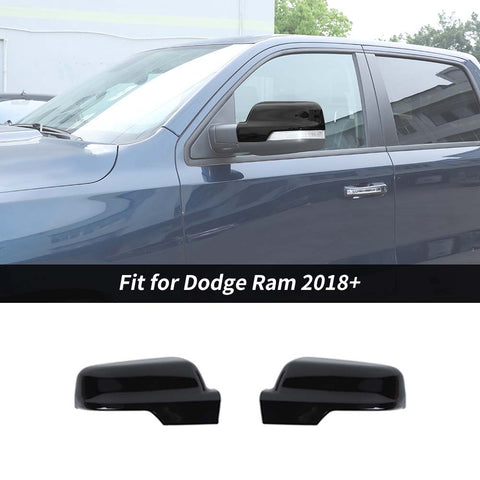 Exterior Rear View Mirror Decor Cover Trim For Dodge Ram 2018+ Accessories | CheroCar